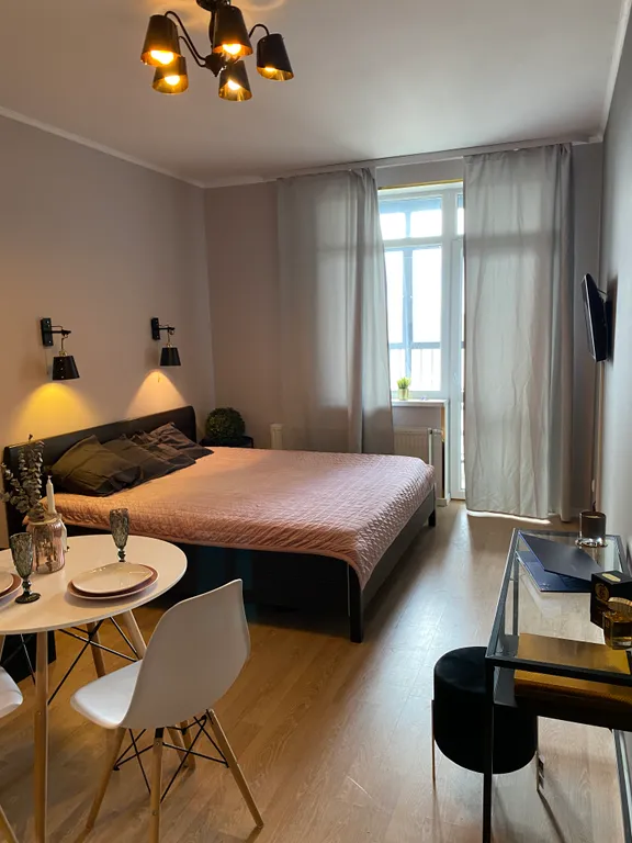 Квартира Квартира Стильный апартамент в комплексе Балтийская Жемчужина — Санкт-Петербург