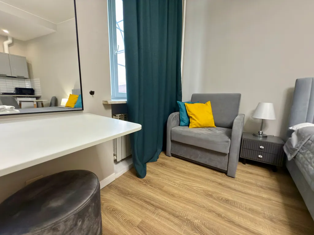 Квартира Квартира Улучшенная студия для 3 гостей с отдельным входом — Санкт-Петербург