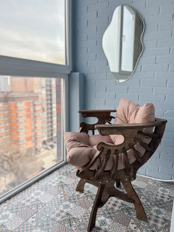 Квартира в центре с дизайнерским ремонтом с видом на город