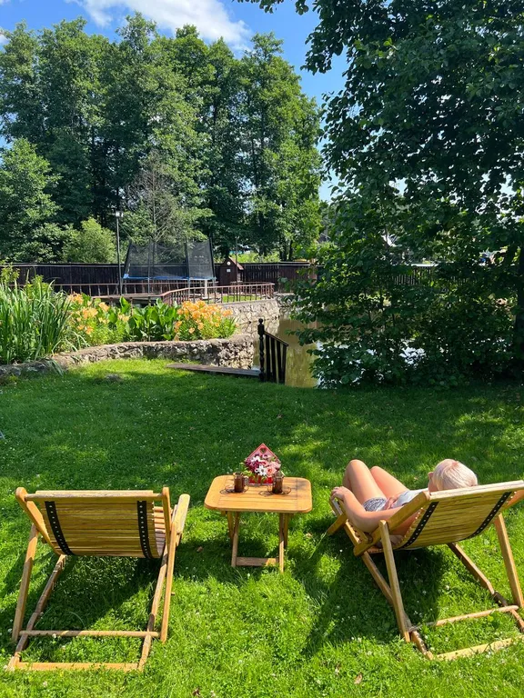 Гостевой дом Никки с частным пляжем и прудами