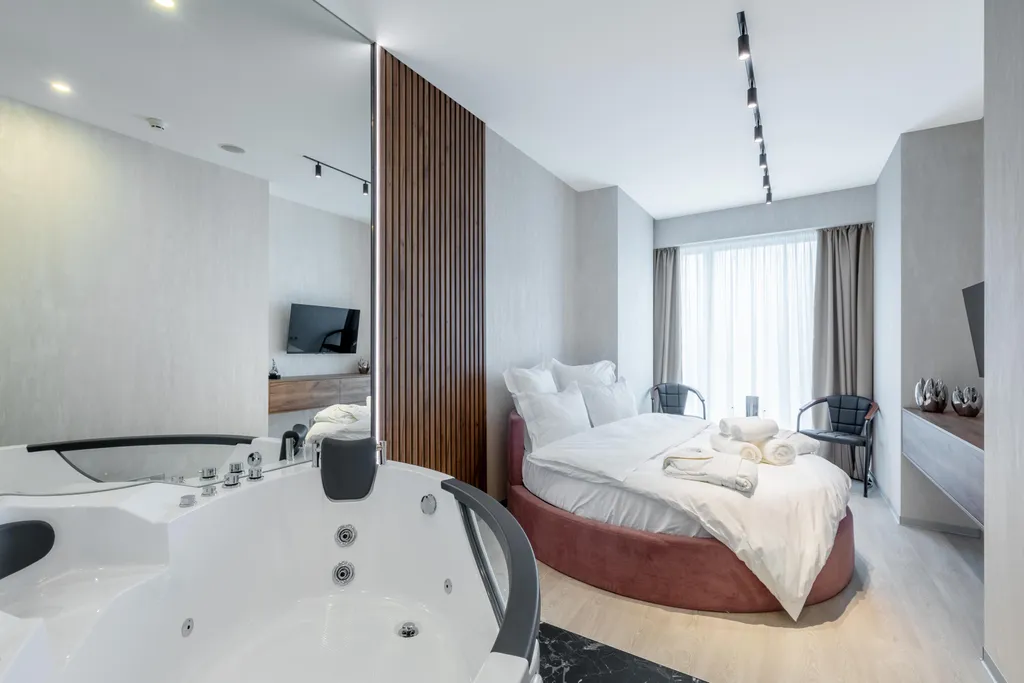 Квартира Квартира Студия с джакузи в башне Око, Москва-Сити — Москва