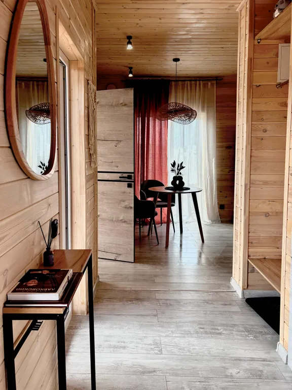 Дом с видом на березовый лес