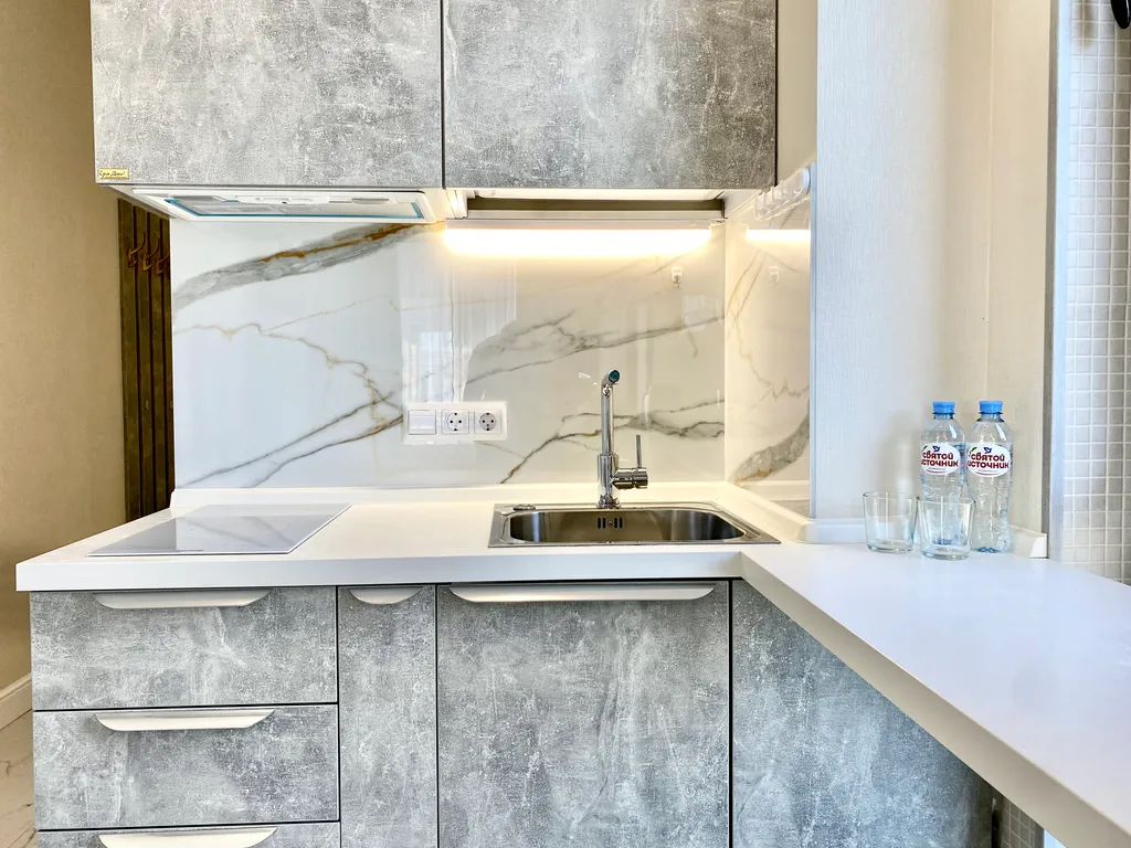 Квартира Квартира Комфорт студия с видом на море и реку — Лазаревское