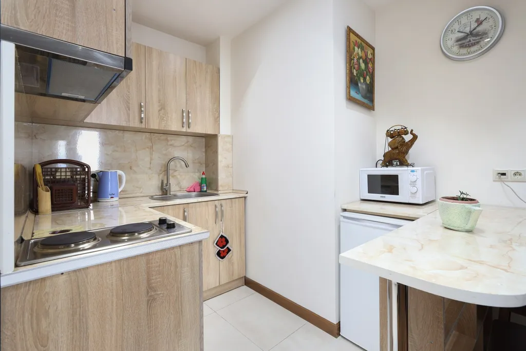 Квартира с 1 спальней и балконом в центре города