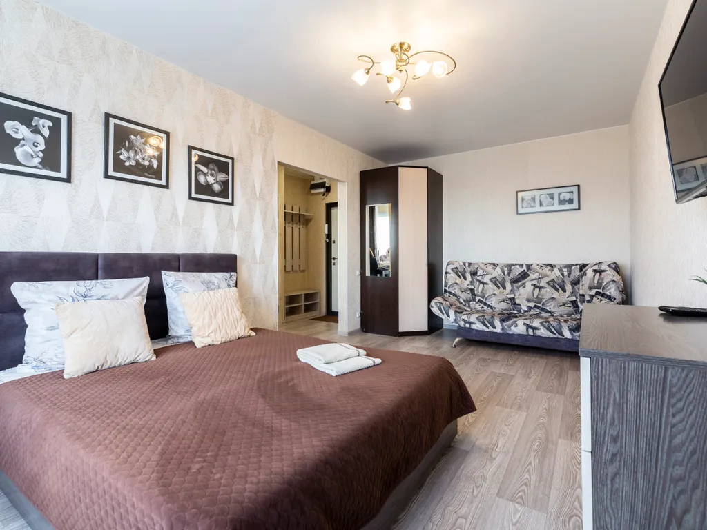 Однокомнатная квартира с видом на лес