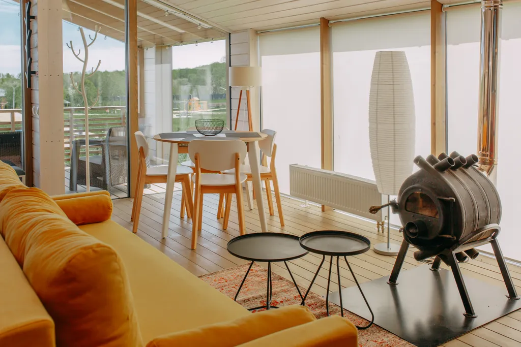 Барнхаус люкс с банным чаном.