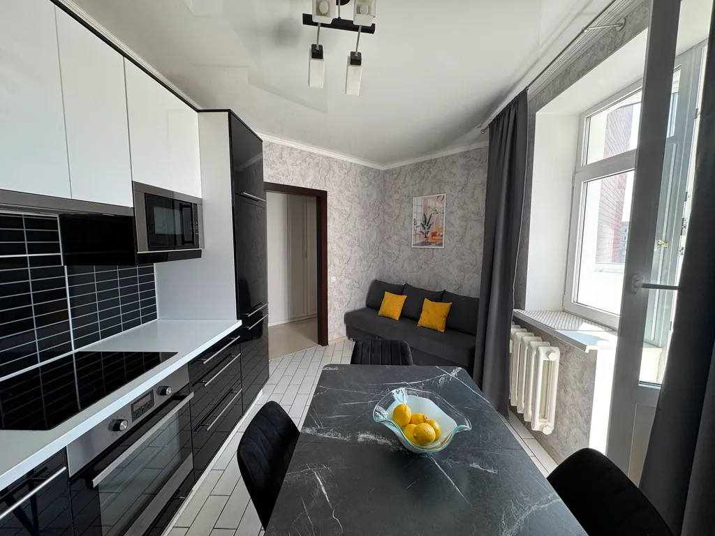 Большая евродвушка с кухней гостиной рядом с термолендом и аквапарком