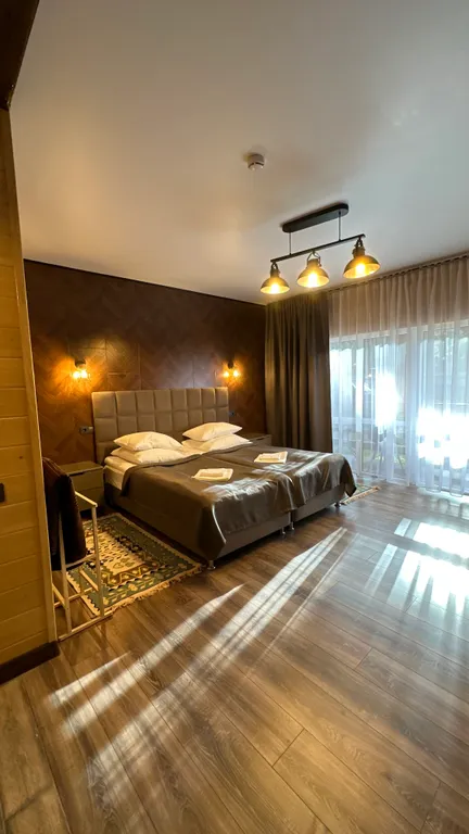 Квартира Квартира Уютный двухместный номер с видом на лес — Архыз