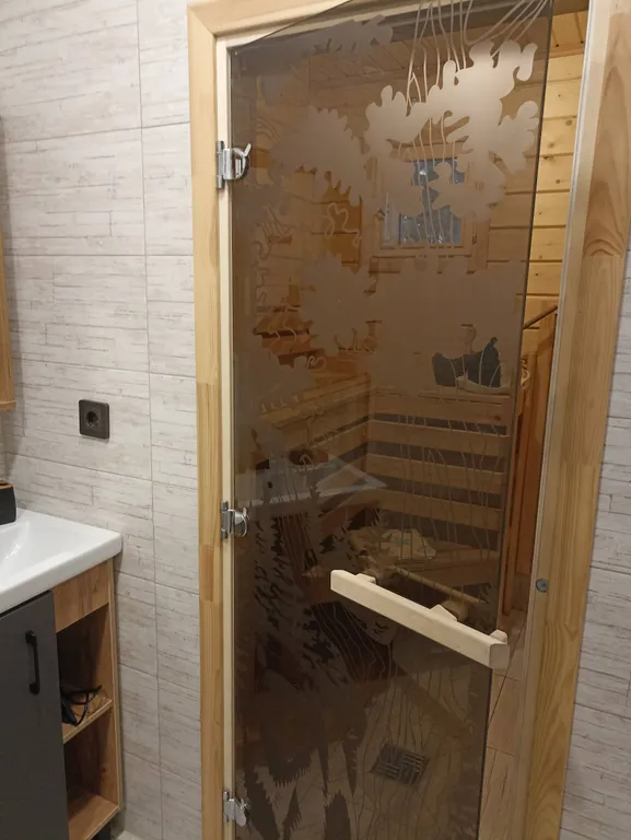 Дом с сауной и барбекю