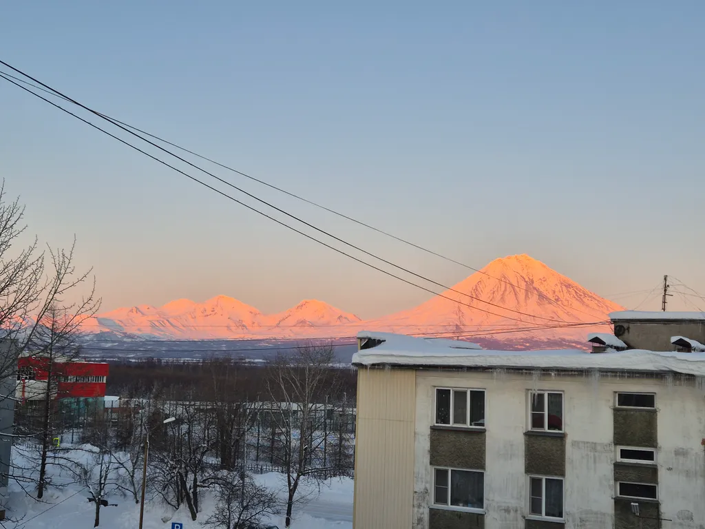 Уютная квартира в центре города с видом на вулканы