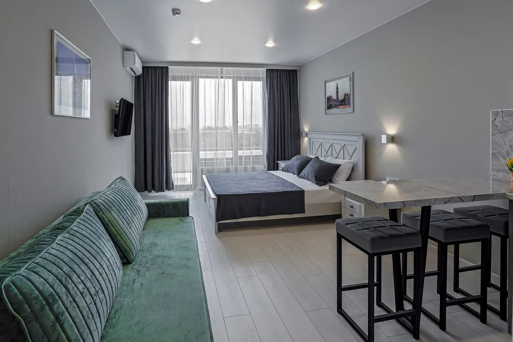 Квартира Уютные апартаменты с бассейном — Анапа