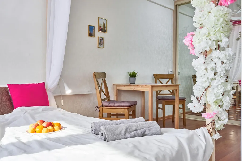 Квартира-студия love story рядом с ЖД вокзалом