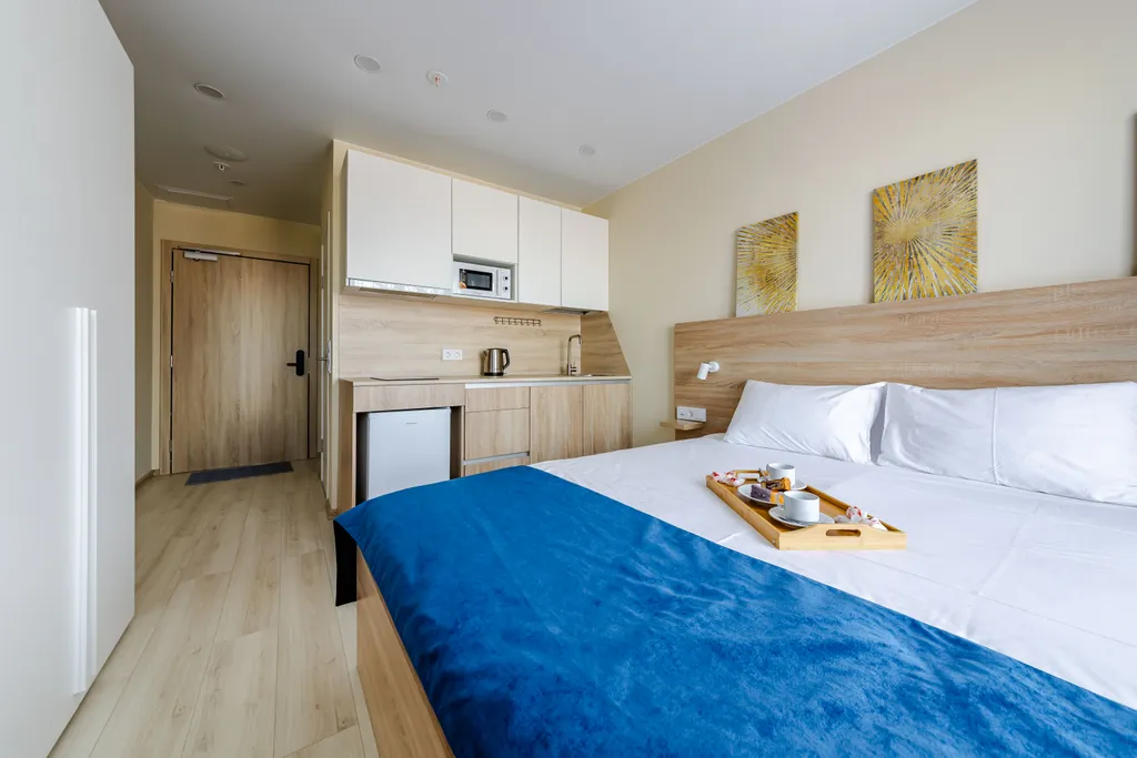 Квартира Квартира Уютная студия рядом с метро — Санкт-Петербург