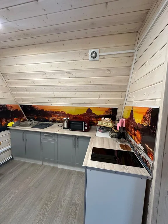 Уютный дом А-фрейм на базе отдыха глэмпинге "Салтыковские