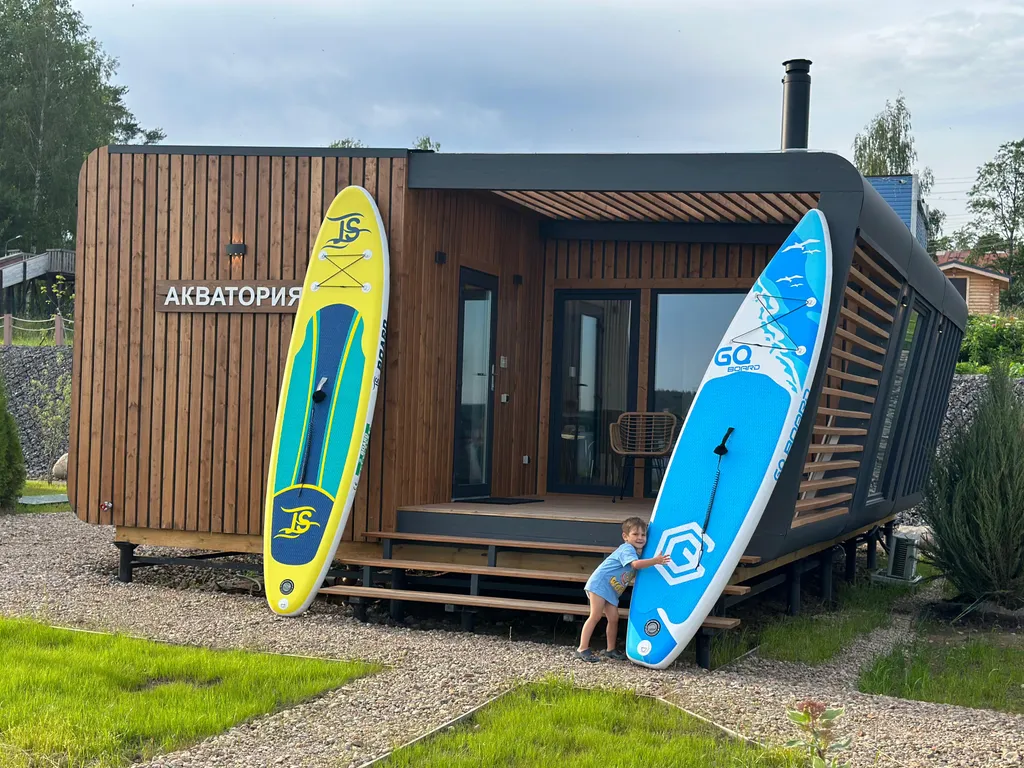 Коттедж Отдельностоящий дом с верандой и видом на озеро — Мичуринское