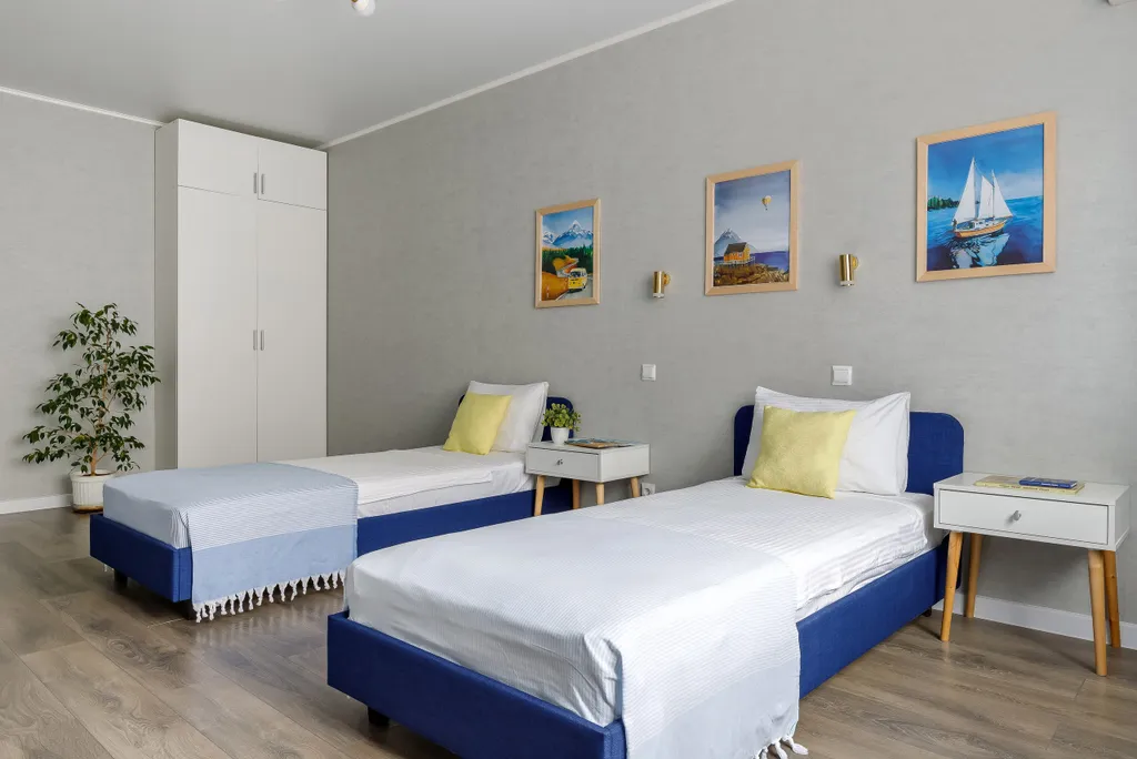 Трёхкомнатная квартира с сауной рядом с центром