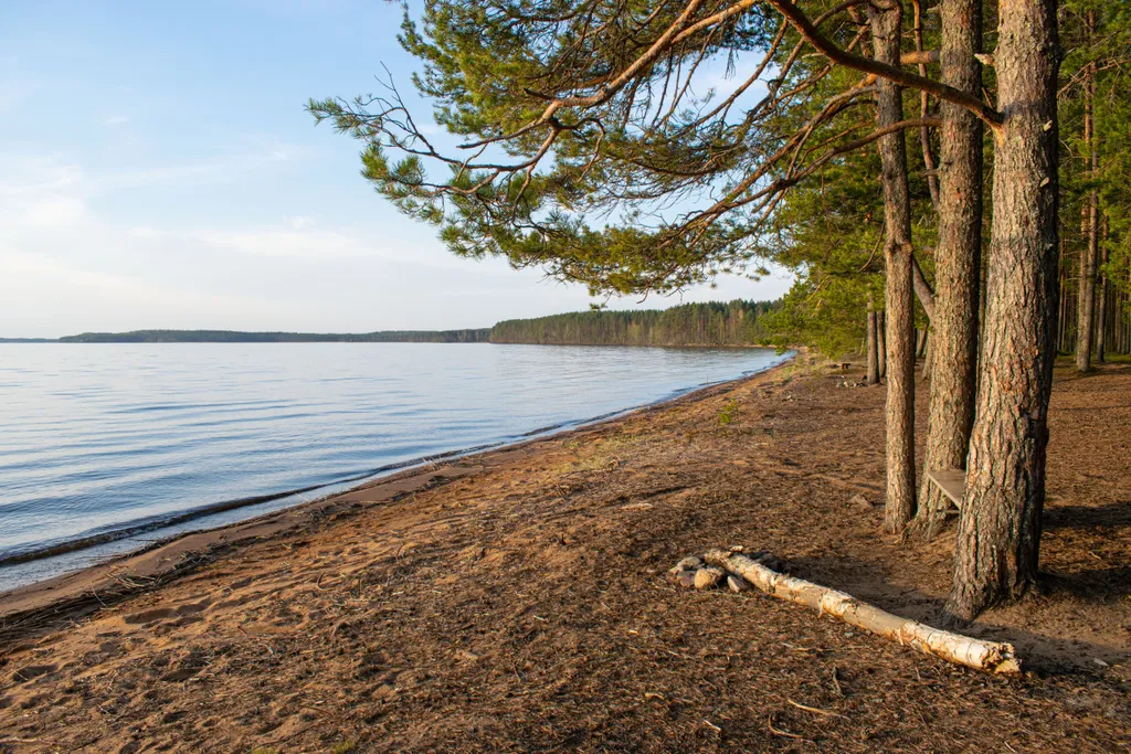Коттедж Рускеала с сауной и видом на озеро