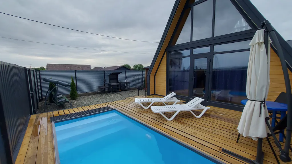 А-фрейм домик-1 в предгорье Адыгеи