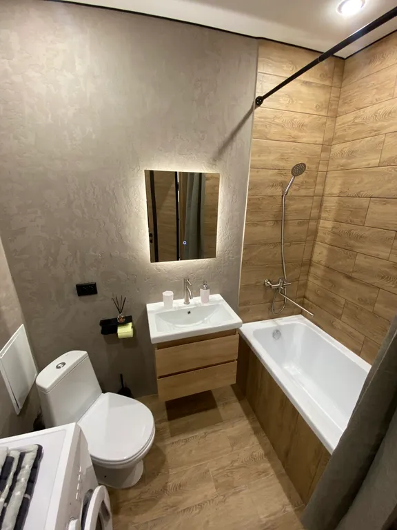 Уютная квартира с парящей кроватью