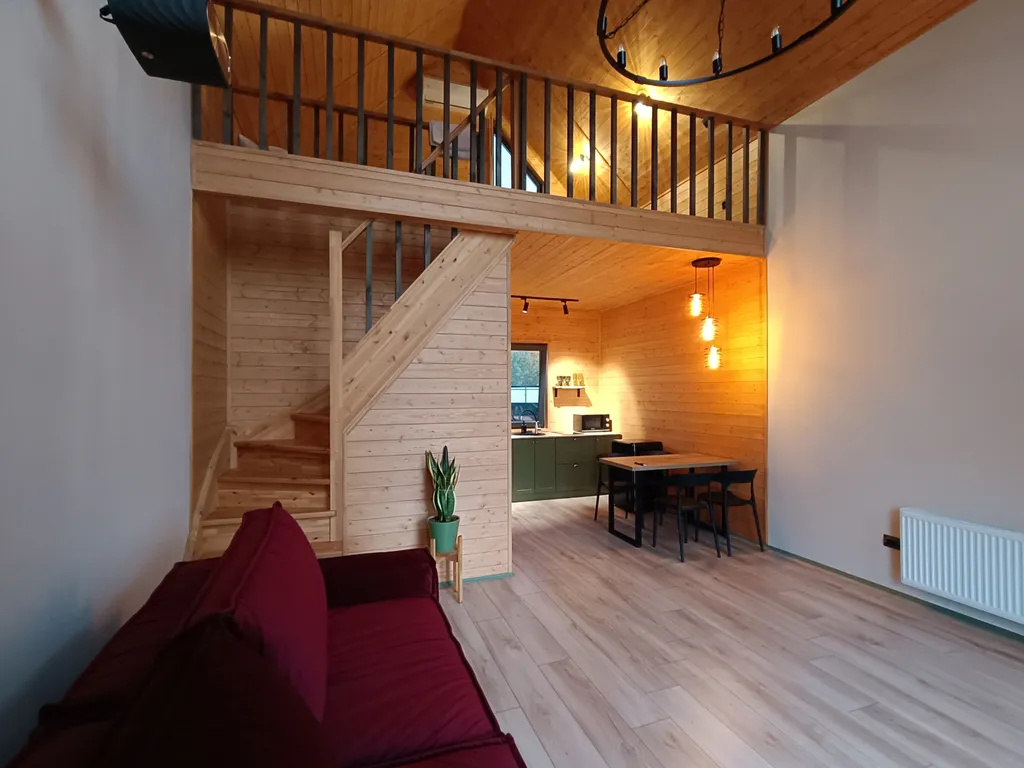 Aframe_KMV дом с горячим джакузи