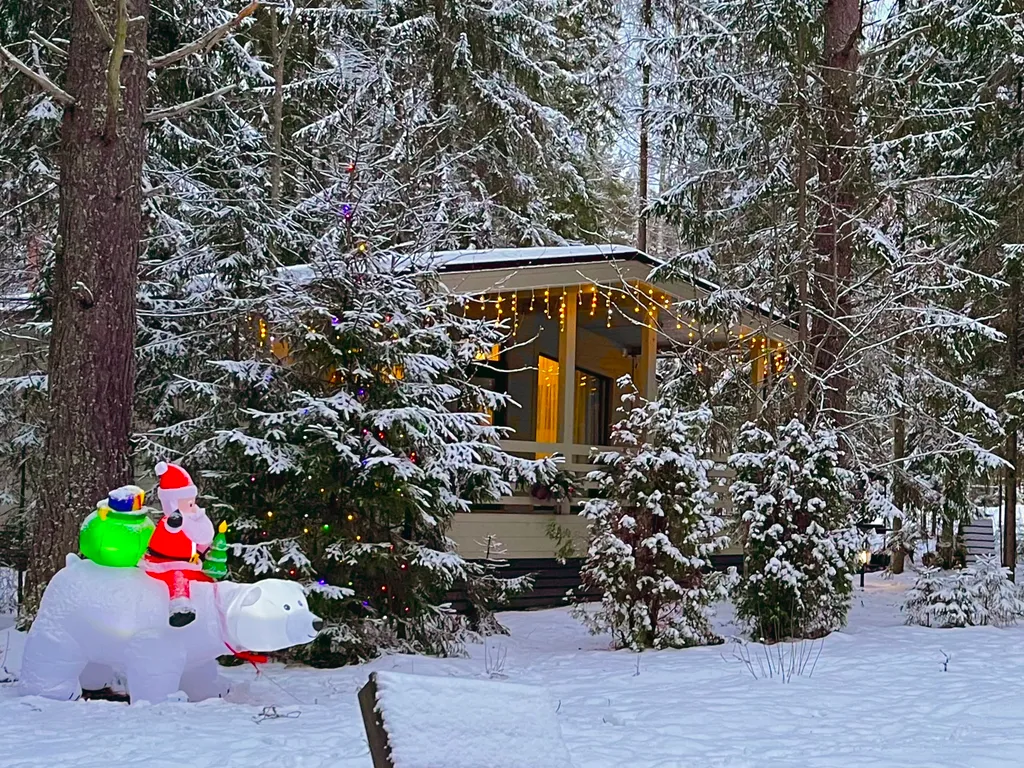 Коттедж Дизайнерский коттедж на берегу озера Волго на Селигере — Турбаза Чайка