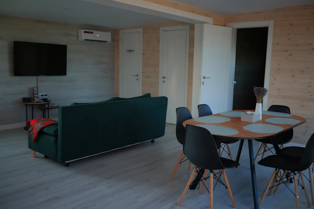 Коттедж Модульный дом с баней, костровой чашей и мангалом — Казань