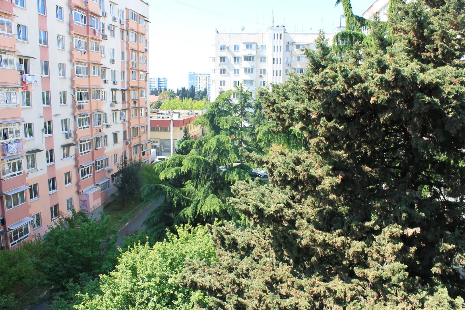 вид из окна кухни