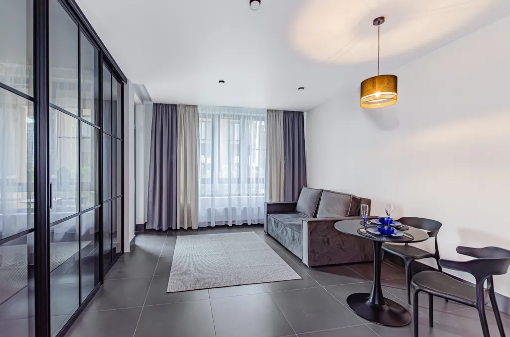 Квартира Happy Terrace квартира с террасой возле аквапарка Ривьера — Казань