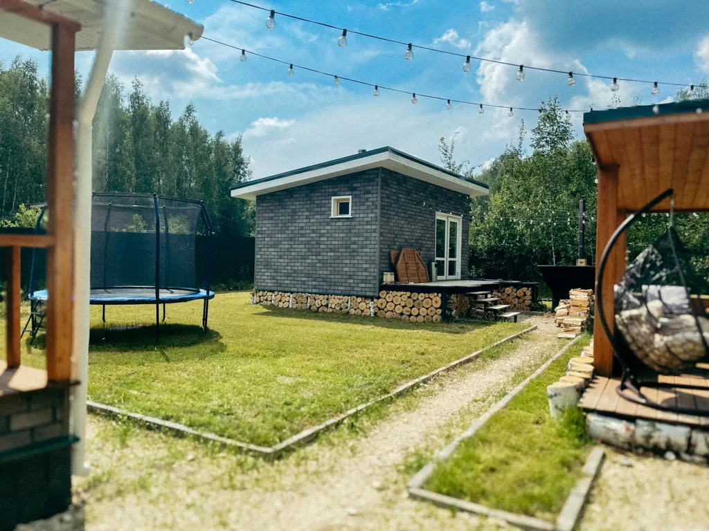 Дом в лесу с баней и чаном