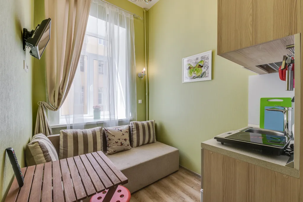 Квартира Квартира Студия у метро — Санкт-Петербург