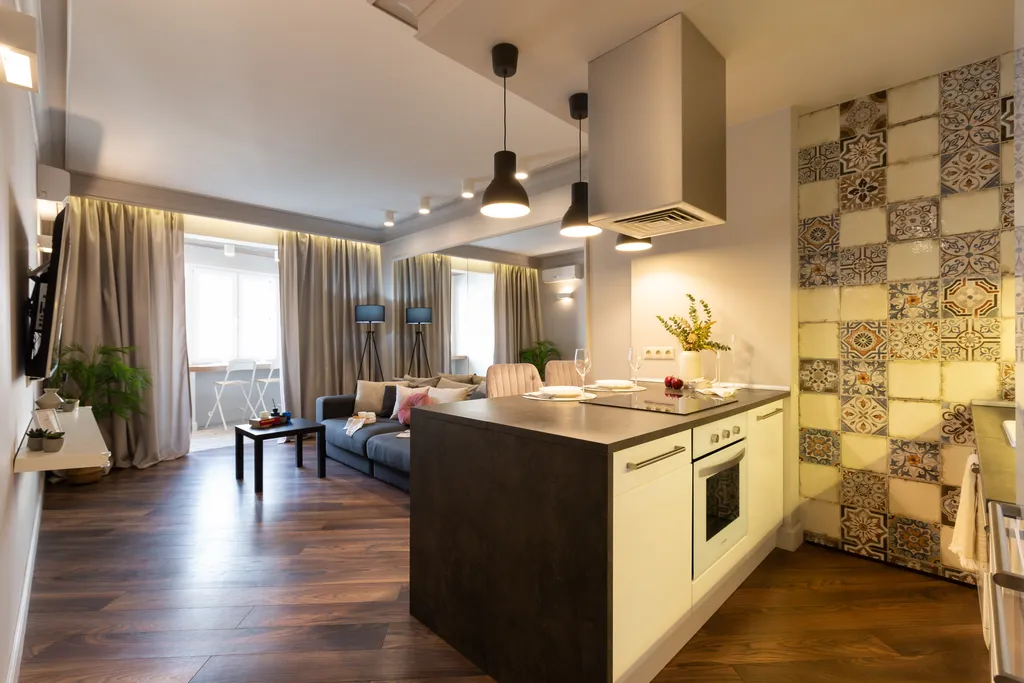 Дизайнерская евродвушка с видом на реку