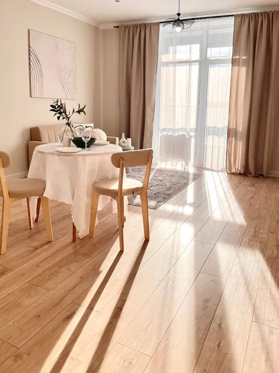 Уютная евродвухкомнатная квартира в центре