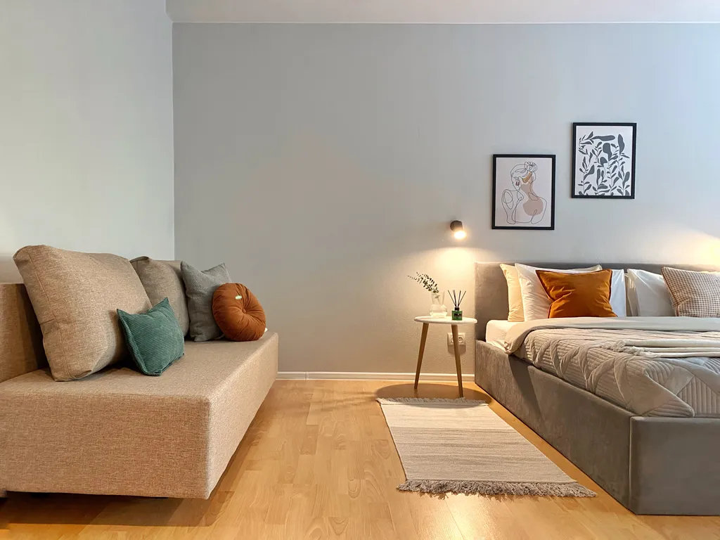 Светлая уютная квартира рядом с ТЦ Лотос Плаза