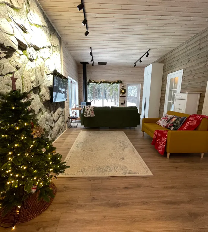 Отдых в доме в лесу с чаном и бассейном