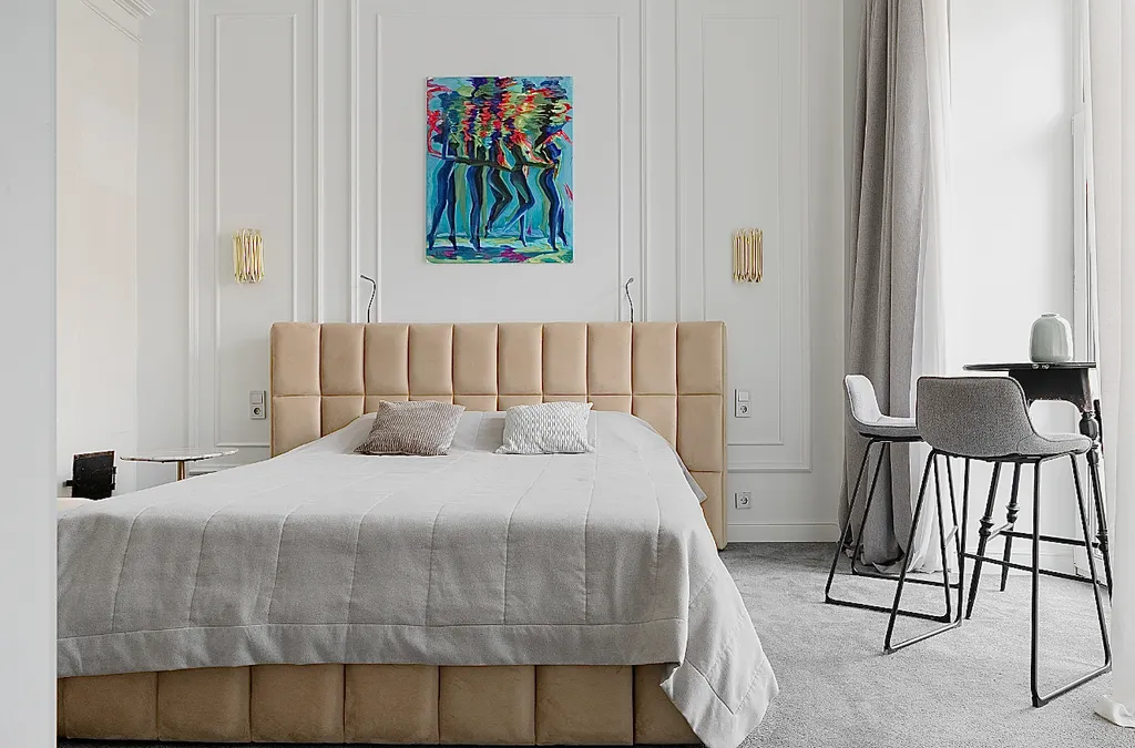 Апapтаменты с новым дизайнeрcким рeмонтом, пaнopамным видом на Невcкий