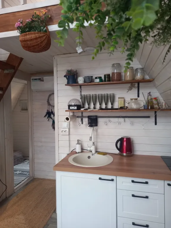 Уютная дача в стиле Афрейм