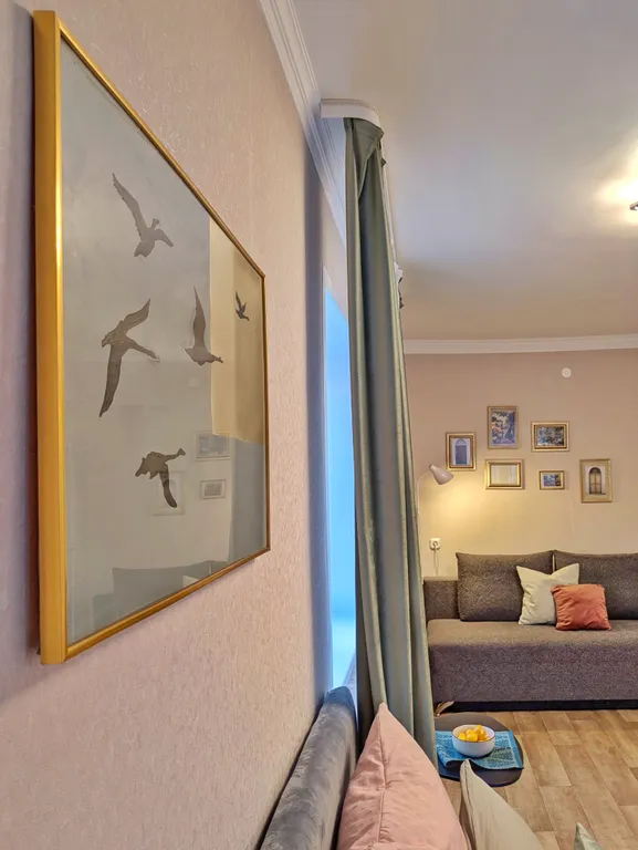 Атмосферная квартира в центре с винтажными деталями