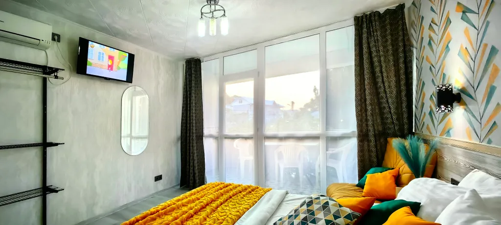 Квартира Квартира Двухкомнатный с кухней, стиралкой, балконом, кондиционером — Судак