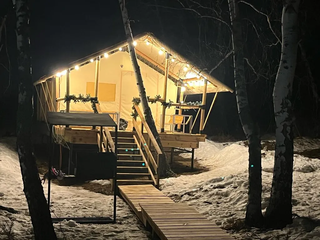 Уютное шале на природе в экопарке