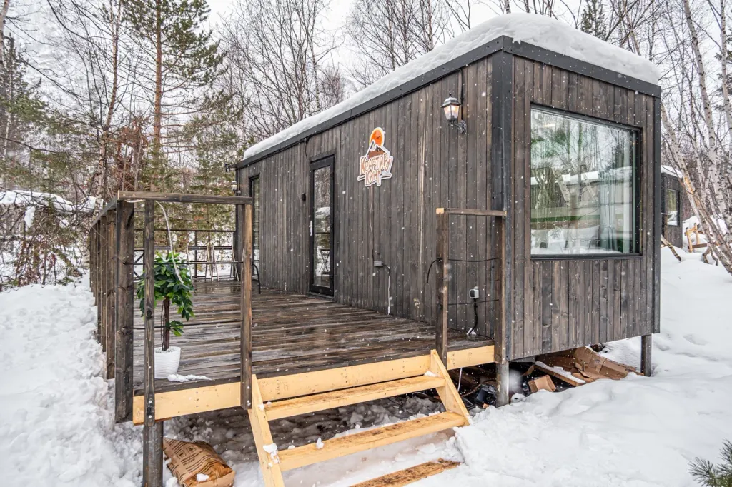 Design-коттедж в горном лесу