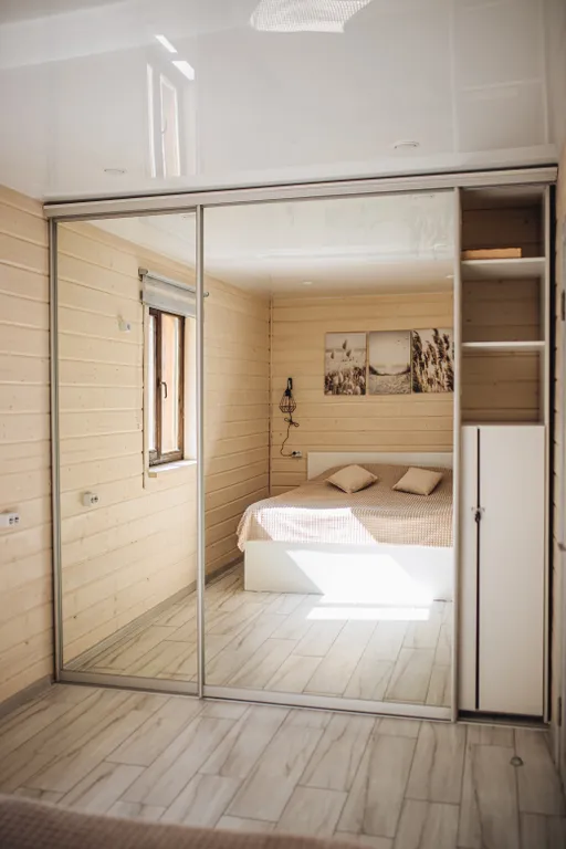 Домик в лесу с потрясающим видом из окна с банным комплексом