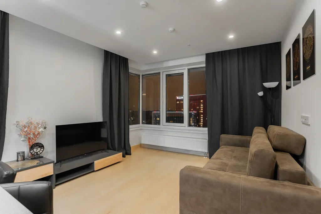 Квартира Квартира 2-комнатный апартамент De Luxe YES панорамный вид на ВДНХ и Останкино — Москва