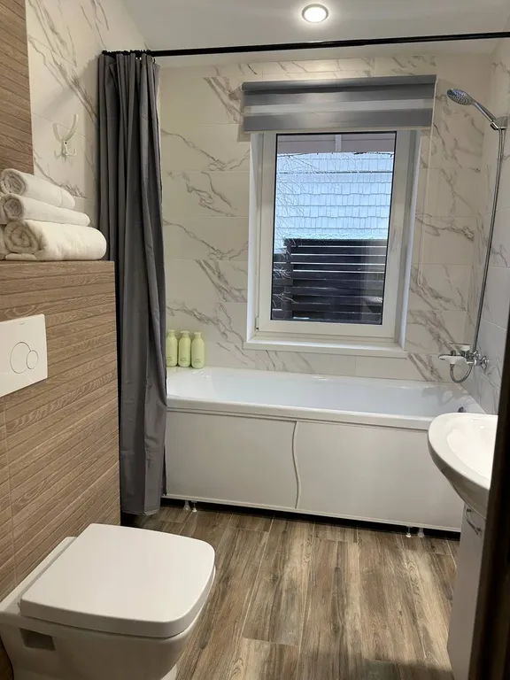 Уютный сканди коттедж с сауной