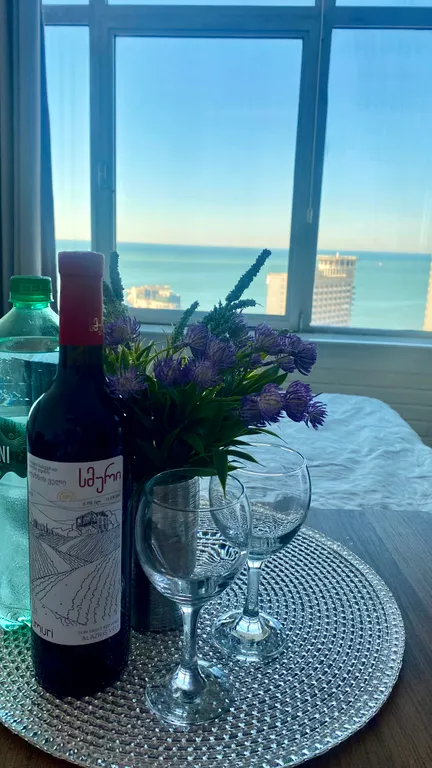 Квартира-студия у моря для наслаждения видом и комфортом