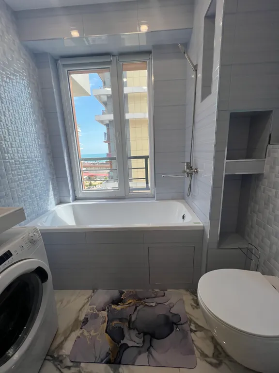 Студия с дизайнерским ремонтом