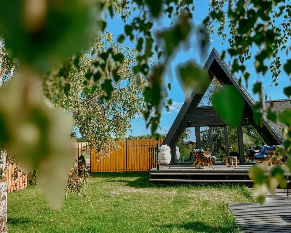 Коттедж Дизайнерский дом luxe A-frame — Дубна