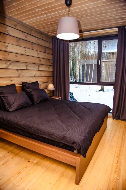 Дом В стиле лофт мини с панорамными окнами