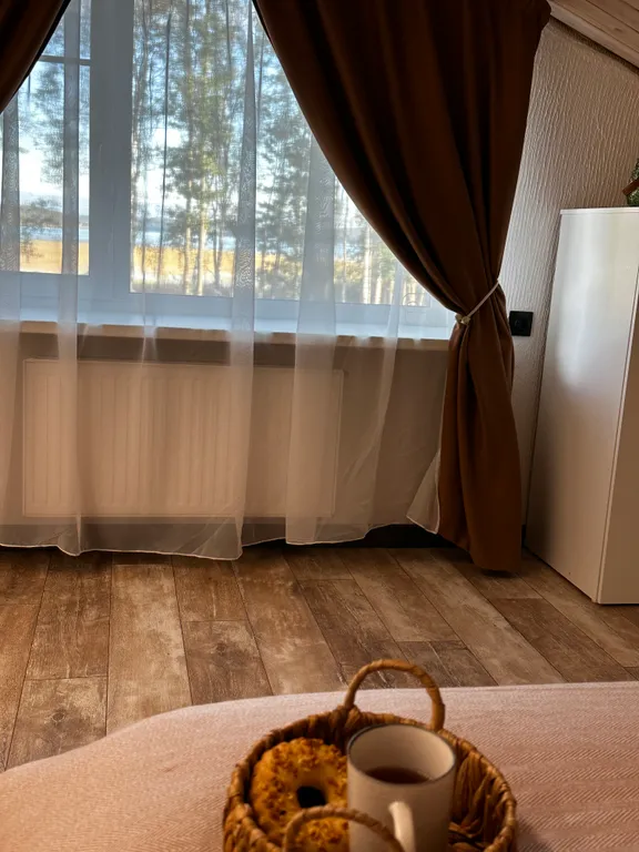 таунхаус на берегу озера с панорамными окнами, сауной и зоной барбекю