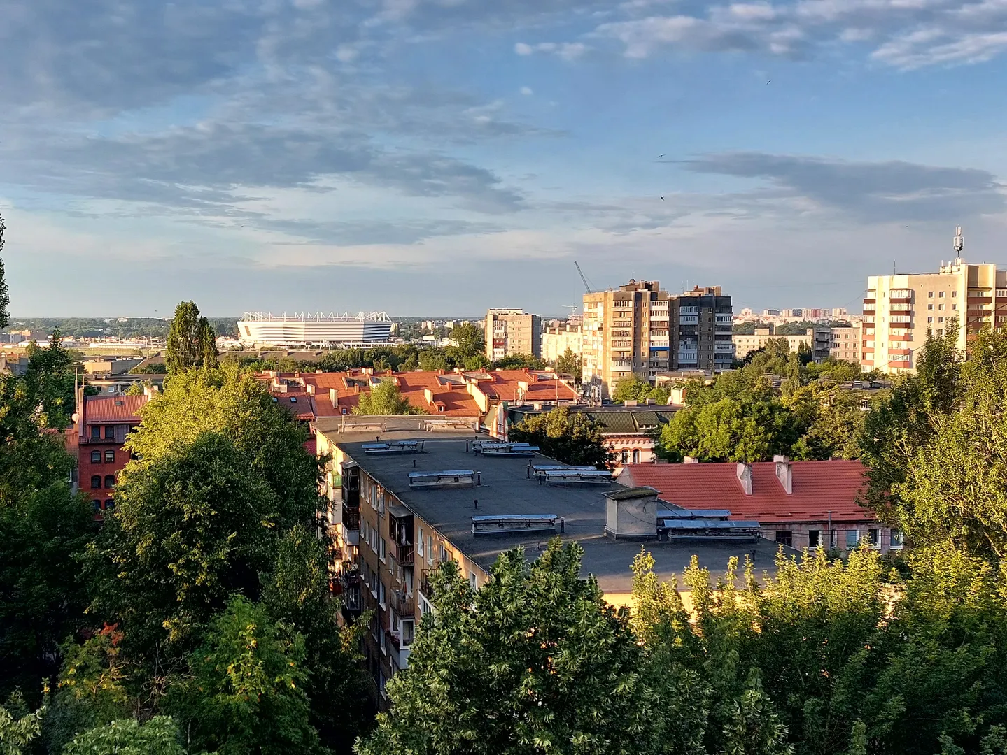 Панорамный вид из окна