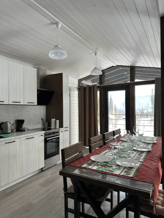 Барнхаус с теплым гаражом на две машины